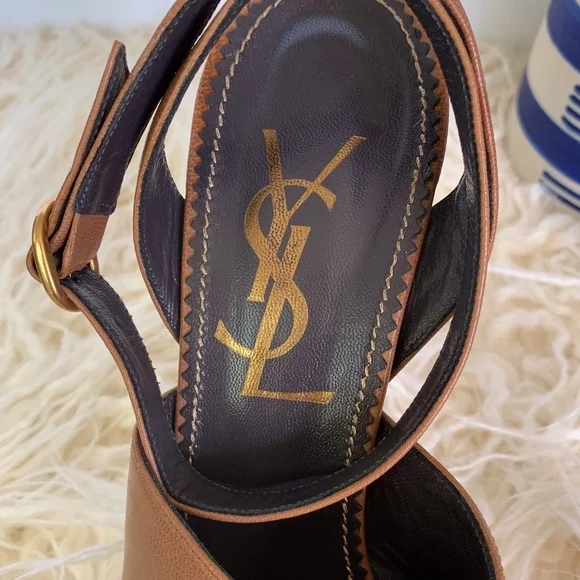 Tom Ford for YSL Gauche Platform Wrap Sandal - Picture 5 of 8